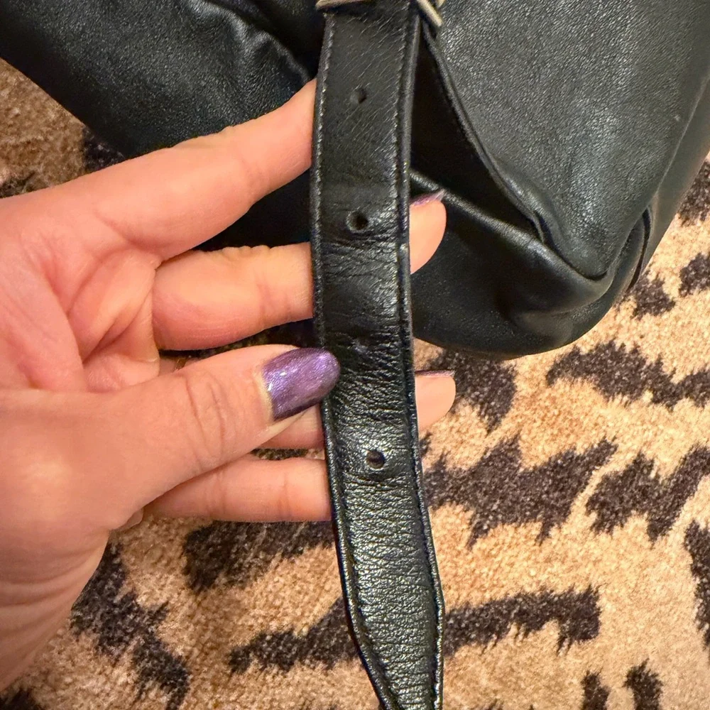 Pre-loved YSL Black Backpack